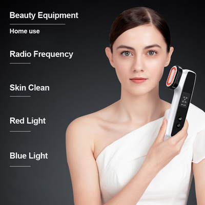 USB Charging Wrinkle Remover RF And EMS Face Beauty Instrument 650mAh