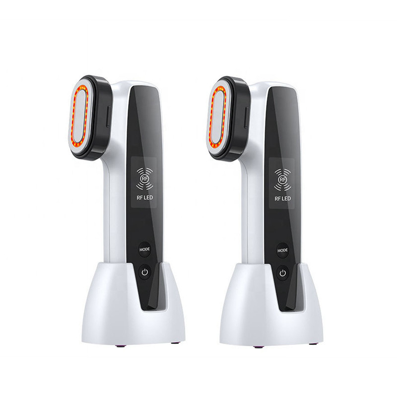 USB Charging Wrinkle Remover RF And EMS Face Beauty Instrument 650mAh