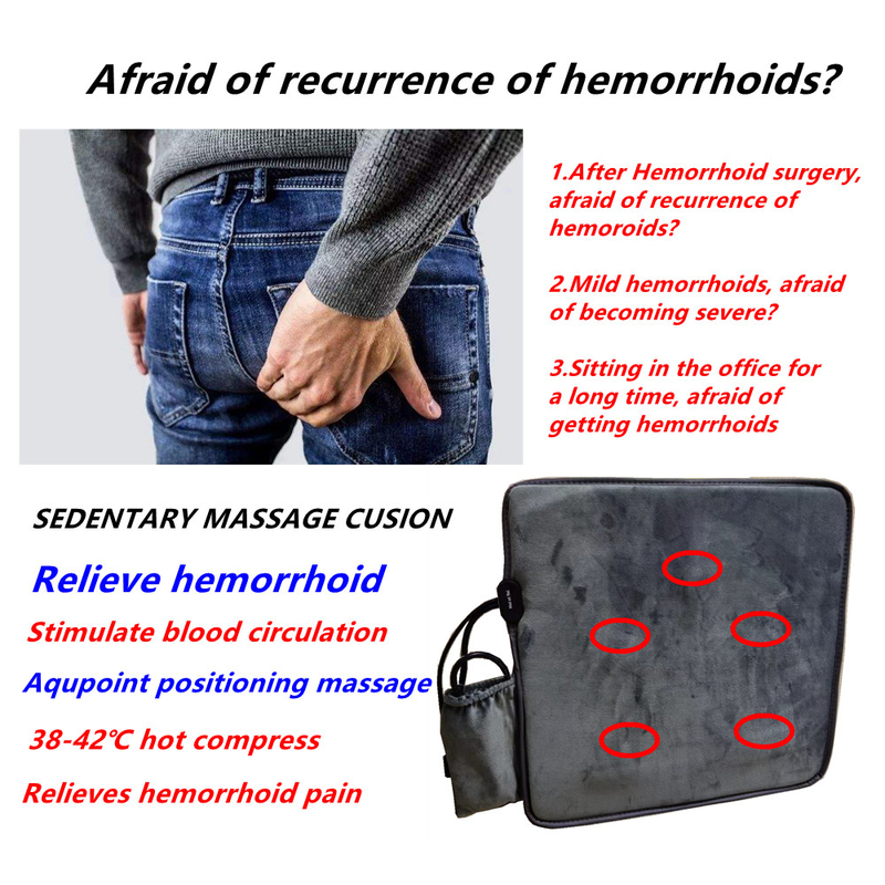 Hemorrhoids massage cushion for office ladies seat massage pad for hips